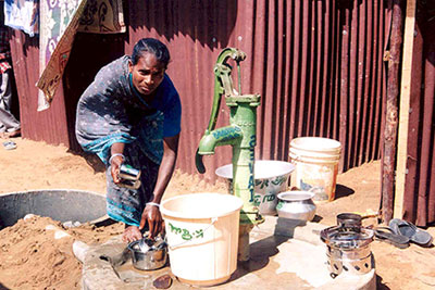 Disaster prone community